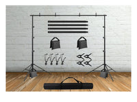 DELUXE Backdrop Stand Kit 3m wide x 2.6m tall