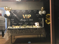 Custom VIP Party Backdrop
