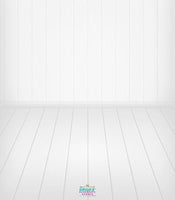 Backdrop - Basic Clean White Wooden Combo