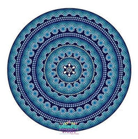 Backdrop - Blue Teal Mandala