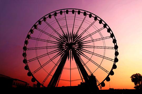 Backdrop - Coachella Ferris Wheel Backdrop