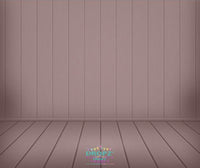 Backdrop - Custom Made In Your Color Choice - Wooden Panel Wall & Floor