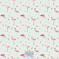 Backdrop - Flamingo Pattern Backdrop