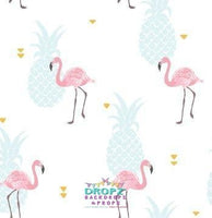 Backdrop - Flamingo Pineapple Party