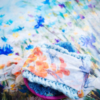 Backdrop - Floral Fields Oil Painting