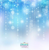 Backdrop - Hanging Garland Ice Blue