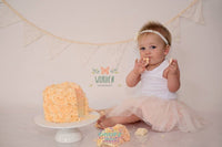 Backdrop - Ivory Solid Color