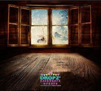 Backdrop - Log Cabin Window