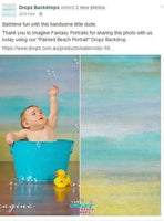 Backdrop - Painted Beach Portrait