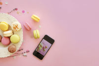 Backdrop - Pink Food Backdrop