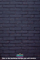 Backdrop - Plain Dark Bricks