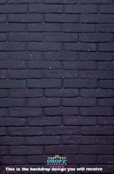 Backdrop - Plain Dark Bricks