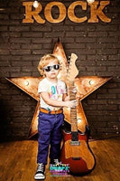 Backdrop - Plain Dark Bricks