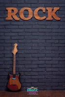 Backdrop - Plain Dark Bricks