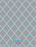 Backdrop - Quarterfoil Lattice - Choose A Color