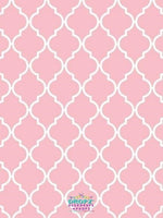 Backdrop - Quarterfoil Lattice - Choose A Color