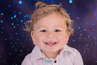 Backdrop - Sapphire Blue Glitter Backdrop