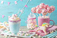 Backdrop - Shabby Aqua Wood Panel