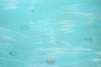 Backdrop - Shabby Aqua Wood Panel
