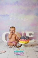 Backdrop - Watercolor Pastel Rainbow Combo