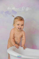 Backdrop - Watercolor Pastel Rainbow Combo