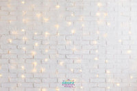 Backdrop - White Brick Light Glow Backdrop