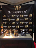 VIP Party Vinyl Backdrop