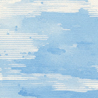 Watercolor - Blue Cream