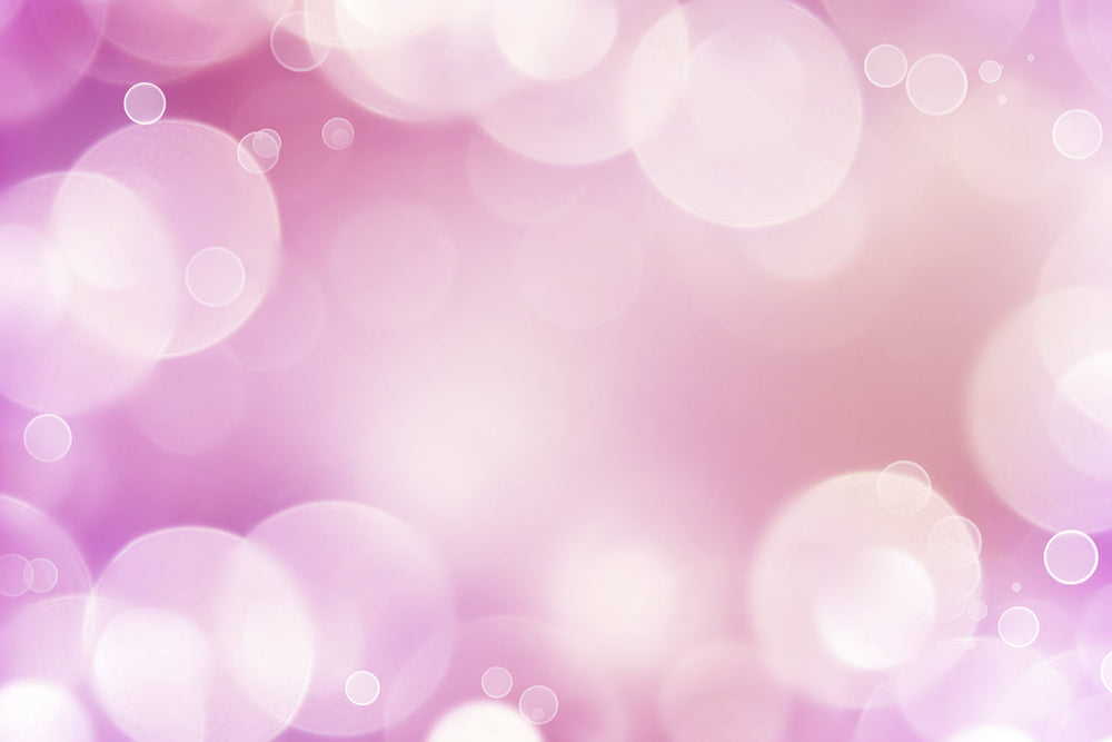 Party Pink Bokeh Bubbles