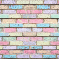Coloured Brick Wall Backdrop