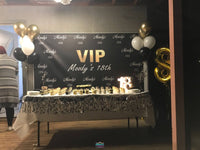 Custom VIP Party Backdrop
