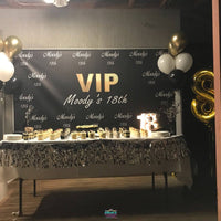 Custom VIP Party Backdrop