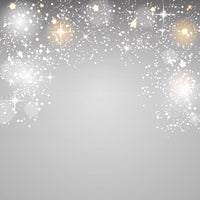 Sparkly Silver Stars Xmas Photography Background
