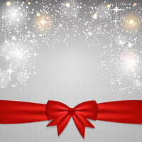 Sparkly Silver Stars Xmas Photography Background