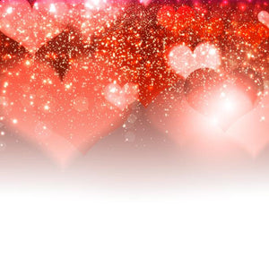 Valentine Hearts Photography Backdrop