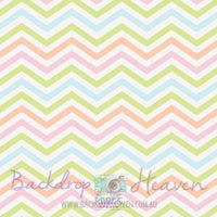Backdrop - A Spring Pastel Chevron