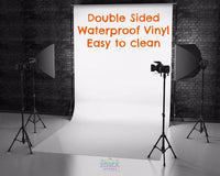 Backdrop - A1 White Double Sided Vinyl Backdrop
