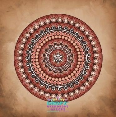 Backdrop - Aboriginal Indigenous Mandala