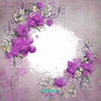 Backdrop - Amelia Floral Wreath