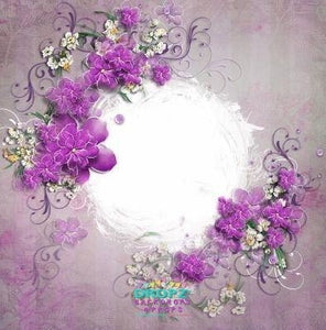 Backdrop - Amelia Floral Wreath