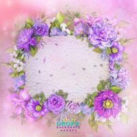 Backdrop - Amy Floral Wreath