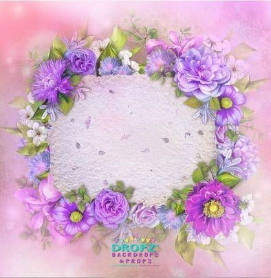 Backdrop - Amy Floral Wreath