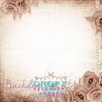 Backdrop - Antique Tea Roses