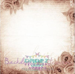 Backdrop - Antique Tea Roses
