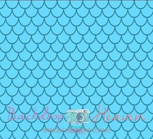 Backdrop - Aqua Fish Scales