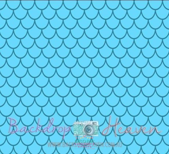 Backdrop - Aqua Fish Scales