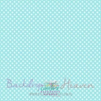 Backdrop - Aqua Polka Dots