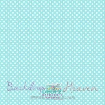 Backdrop - Aqua Polka Dots