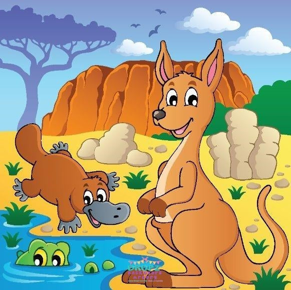 Backdrop - Australian Animal Scene