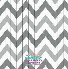 Backdrop - Aztec Grey Chevron